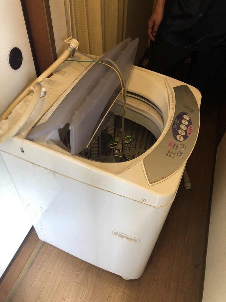 高崎市にて不用品回収（洗濯機）のご依頼　お客様の声