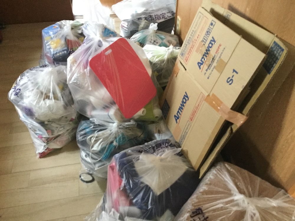 桐生市で不用品（本棚、カラーボックス、自転車、家庭ゴミなど）処分ご依頼　お客様の声