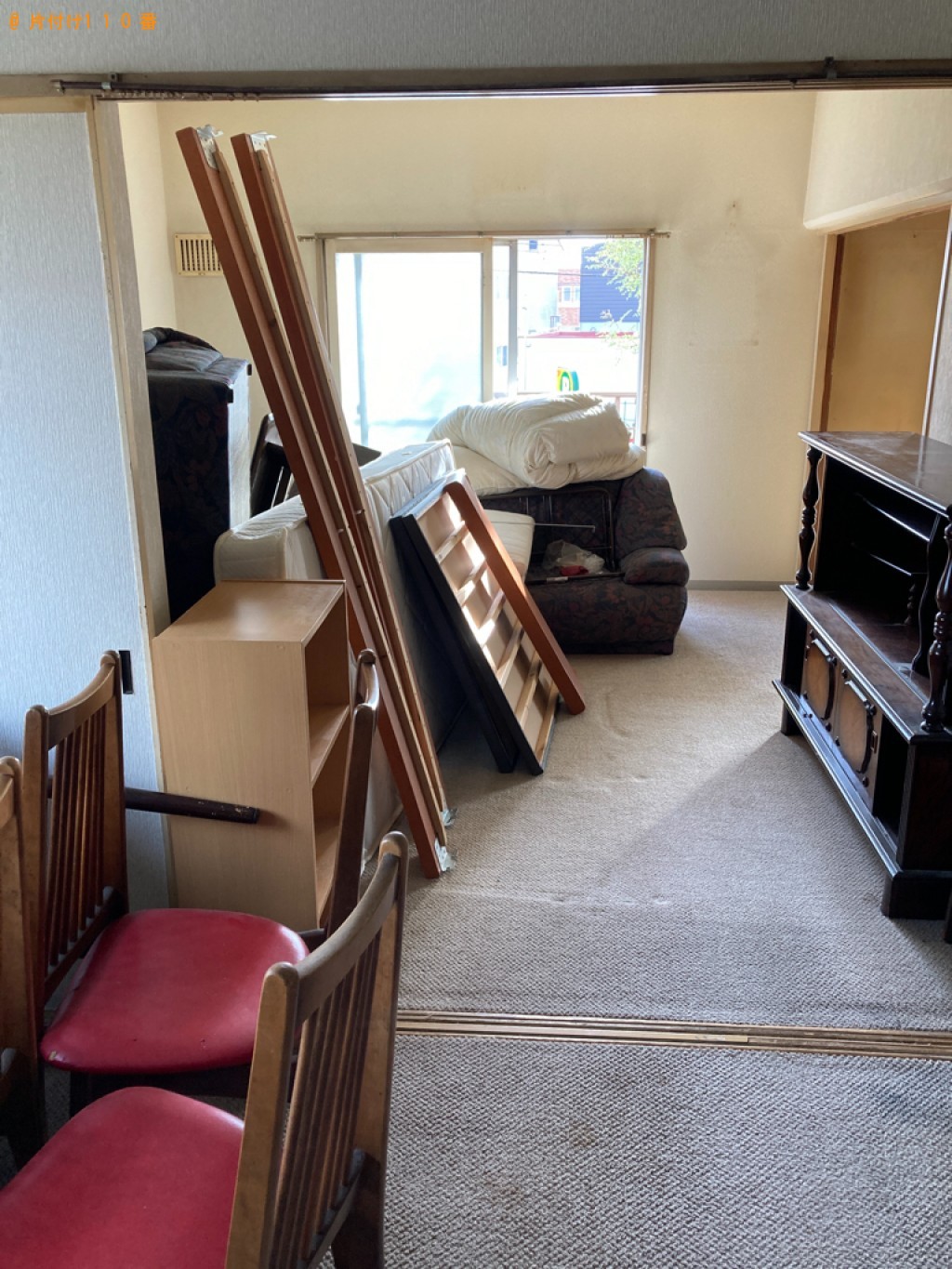 【前橋市】カラーボックス、椅子、ソファー、布団等の回収・処分
