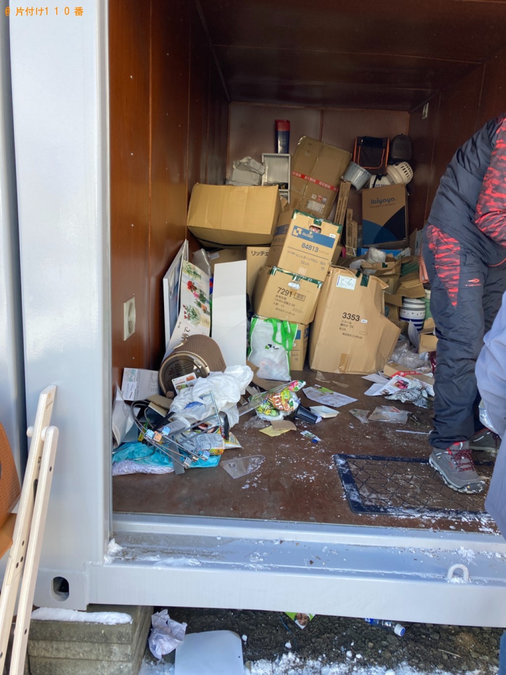 【前橋市】倉庫の中の不用品の回収・処分ご依頼 お客様の声