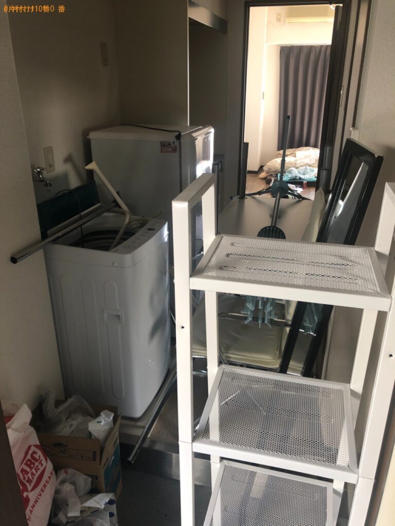 【前橋市】冷蔵庫、洗濯機、ラック、物干しの回収・処分ご依頼