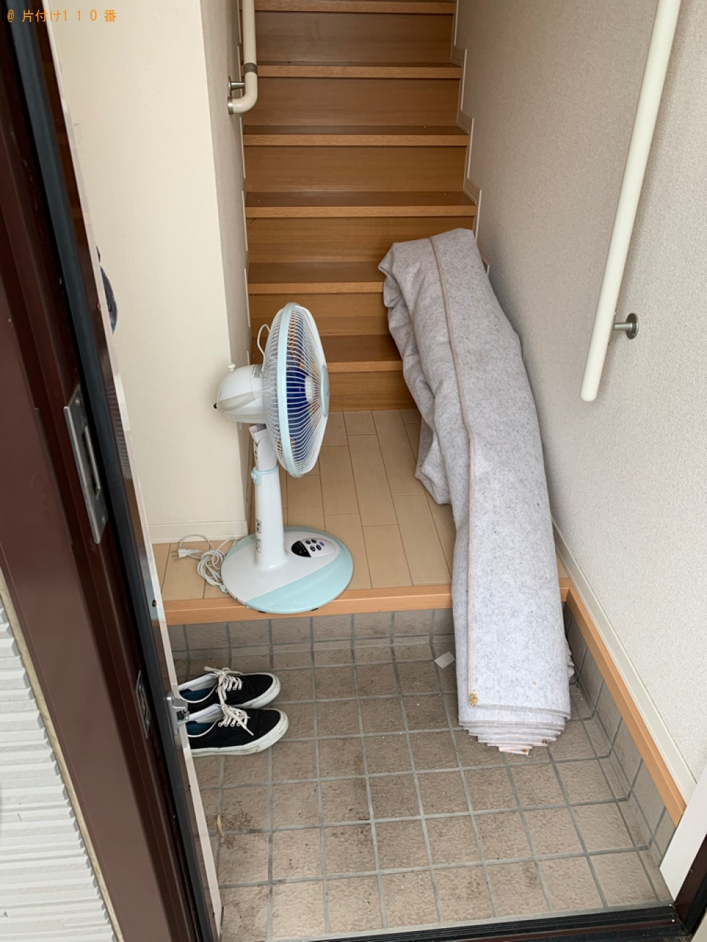 【前橋市下大島町】三人掛けソファー、セミダブルマットレス等の回収